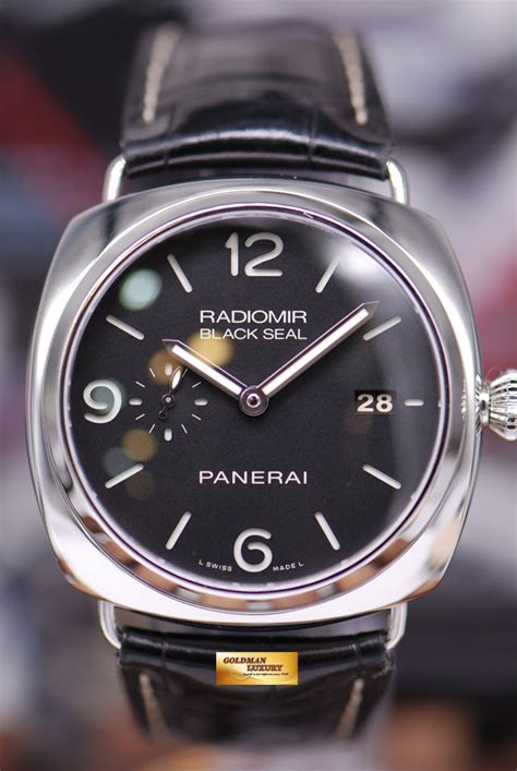 panerai 388 strap size|Panerai 388 black seal.